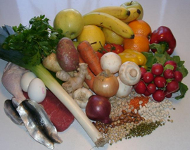Fresh Fruits Vegetables Grains Legumes