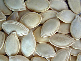 Pumpkin seeds, dried
